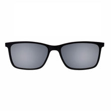 Carica l'immagine nel visualizzatore di Gallery, Eyewear CentroStyle F0213 55 002 000 55 17 145 Mat Black + Clip On Grey
