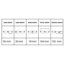 Carica l'immagine nel visualizzatore di Gallery, Eyewear CentroStyle F0051 56 008 000 56 18 155 Blue Mat