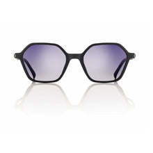 Carica l'immagine nel visualizzatore di Gallery, Eyewear CentroStyle F0497 52 002 000 52 18 140 Matt Black +Clip On Blue gradient lens