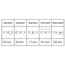 Carica l'immagine nel visualizzatore di Gallery, Reading Glasses Centrostyle F0511 55 309 000 55 17 150 Blue Brown + Hoya Lens