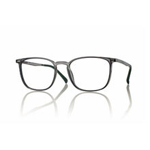 Carica l'immagine nel visualizzatore di Gallery, Eyewear CentroStyle F0616 54 157 000 54 19 145 Green Trasparent + Clip On Blue gradient lens