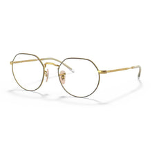Carica l'immagine nel visualizzatore di Gallery, Reading Glasses Ray Ban 6465 Jack 2890 Gold 49 20 140 + Hoya Lens