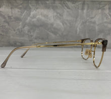 Carica l'immagine nel visualizzatore di Gallery, Reading Glasses Ray Ban RB7216 New Clubmaster 8471 Beige on Gold 51 20 145 + Hoya Lens