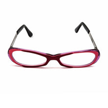 Carica l'immagine nel visualizzatore di Gallery, Computer Reading Glasses O'Six Bordeaux Pink 49 14 140 + Hoya Lens