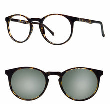 Carica l'immagine nel visualizzatore di Gallery, Eyewear CentroStyle F0212 47 010 000 Demi Matt Havana + Clip On 47 20 140