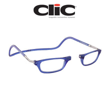 Carica l'immagine nel visualizzatore di Gallery, Reading Glasses Clic Classic XL Blue Hoya Lens 100% Authentic Clic Products