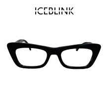 Carica l'immagine nel visualizzatore di Gallery, Made in Italy Reading Glasses Iceblink #002 Black 48 19 140 + Hoya Lens