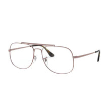 Carica l'immagine nel visualizzatore di Gallery, Aviator Reading Glasses Ray Ban 6389 The General 2531 Bronze 55 mm Hoya Lens