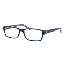 Carica l'immagine nel visualizzatore di Gallery, Reading Glasses Ray Ban 5169 5815 52 16 140 Blue On Trasparent Grey + Hoya Lens