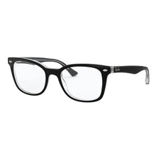 Carica l'immagine nel visualizzatore di Gallery, Reading Glasses Ray Ban 5285 2034 Black On Trasparent 53 19 145 + Hoya Lens