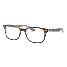 Carica l'immagine nel visualizzatore di Gallery, Reading Glasses Ray Ban 5375 5082 Havana On Transparent 53 18 145 + Hoya Lens