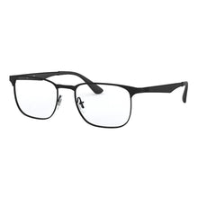 Carica l'immagine nel visualizzatore di Gallery, Reading Glasses Ray Ban 6363 2904 54 18 145 Black Matte Black Hoya Lens