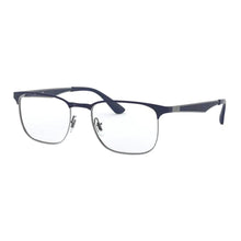Carica l'immagine nel visualizzatore di Gallery, Reading Glasses Ray Ban 6363 2947 54 18 145 Gunmetal on Top Dark Blue Hoya Lens