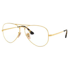 Carica l'immagine nel visualizzatore di Gallery, Reading Glasses Ray Ban 6489 Aviator 2500 Gold 55 14 140 + Hoya Lens