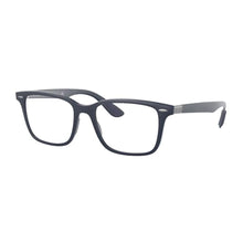 Carica l'immagine nel visualizzatore di Gallery, Reading Glasses Ray Ban 7144 8087 Sand Dark Blue 53 18 150 + Hoya Lens