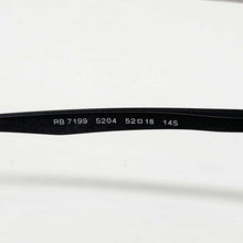 Carica l'immagine nel visualizzatore di Gallery, Reading Glasses Ray Ban 7199 5204 Sand Black 52 18 145 + Hoya Lens
