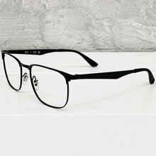 Carica l'immagine nel visualizzatore di Gallery, Reading Glasses Ray Ban 6363 2904 54 18 145 Black Matte Black Hoya Lens