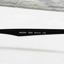 Carica l'immagine nel visualizzatore di Gallery, Reading Glasses Ray Ban 6363 2904 54 18 145 Black Matte Black Hoya Lens