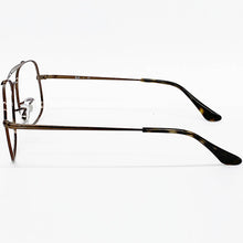 Carica l'immagine nel visualizzatore di Gallery, Aviator Reading Glasses Ray Ban 6389 The General 2531 Bronze 55 mm Hoya Lens