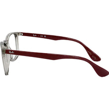 Carica l'immagine nel visualizzatore di Gallery, Reading Glasses Ray Ban RB 7074 8083 Transparent Grey 50 18 145 + Hoya Lens
