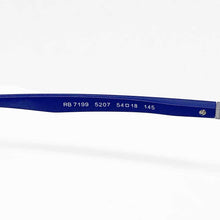 Carica l'immagine nel visualizzatore di Gallery, Reading Glasses Ray Ban 7199 5207 Sand Blue 54 18 145 + Hoya Lens