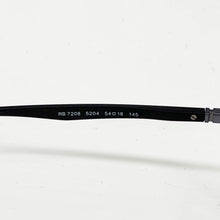 Carica l'immagine nel visualizzatore di Gallery, Reading Glasses Ray Ban 7208 5204 Black Matt 54 18 145 + Hoya Lens