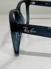Carica l'immagine nel visualizzatore di Gallery, Reading Glasses Ray Ban 7025 5719 Shiny Blue  55 17 145 + Hoya Lens
