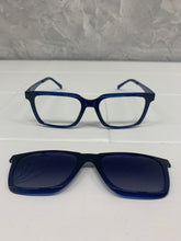 Carica l'immagine nel visualizzatore di Gallery, Eyewear CentroStyle F0383 54  000 Blue + Clip On 54 18 145
