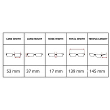 Carica l'immagine nel visualizzatore di Gallery, Reading Glasses Centrostyle F0511 53 001 000 N 53 17 145 Black + Hoya Lens
