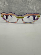 Carica l'immagine nel visualizzatore di Gallery, Computer Reading Glasses PattyPaillette Nina 54 17 140 violet muticolor + Hoya Lens
