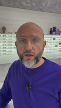 Carica e avvia il video nel visualizzatore di galleria, Reading Glasses Ray Ban 6489 Aviator 3086 Legend Gold 58 14 140 + Hoya Lens

