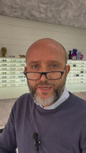 Carica e avvia il video nel visualizzatore di galleria, Reading Glasses Clic Classic XL Black Hoya Lens 100% Authentic Clic
