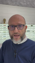 Carica e avvia il video nel visualizzatore di galleria, Reading Glasses Ray Ban 7025 5719 Shiny Blue  55 17 145 + Hoya Lens

