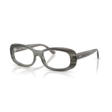 Carica l'immagine nel visualizzatore di Gallery, Reading Glasses Ray Ban 2221 8453 53 18 145 Stripped Grey + Hoya Lens
