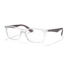 Carica l'immagine nel visualizzatore di Gallery, Reading Glasses Ray Ban 7047 5768 54 17 140 Transparent Grey Trasparent  + Hoya Lens
