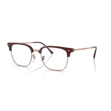 Carica l'immagine nel visualizzatore di Gallery, Reading Glasses Ray Ban RB7216 New Clubmaster 8209 Rose Gold Bordeaux  51 20 145 + Hoya Lens

