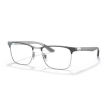 Carica l'immagine nel visualizzatore di Gallery, Reading Glasses Ray Ban RB 8421 3125 Grey on Silver 54 19 145 + Hoya Lens
