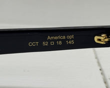 Carica l'immagine nel visualizzatore di Gallery, Reading Glasses Retrosuperfuture RSF America Optical  Black CCT 52 18 145 + Hoya Lens

