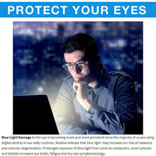 Carica l'immagine nel visualizzatore di Gallery, Reading Glasses Ray Ban 8908 5719 Blue Transparent 55 18 145 + Hoya Lens
