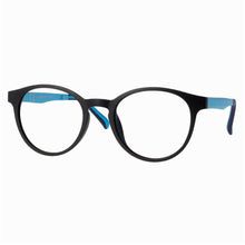 Carica l'immagine nel visualizzatore di Gallery, Eyewear CentroStyle Kids F0283 45 202 000 Black Azure 45 18 135 + Clip On
