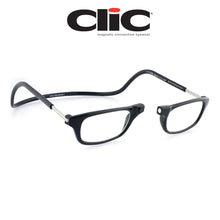Carica l'immagine nel visualizzatore di Gallery, Reading Glasses Clic Classic Black Hoya Lens 100% Authentic Clic Products
