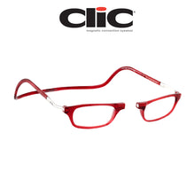 Carica l'immagine nel visualizzatore di Gallery, Reading Glasses Clic Classic XL Red Hoya Lens 100% Authentic Clic Products
