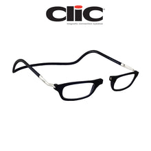 Carica l'immagine nel visualizzatore di Gallery, Reading Glasses Clic Frosted Black XL Hoya Lens 100% Authentic Clic Products
