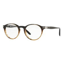 Carica l'immagine nel visualizzatore di Gallery, Reading Glasses Persol 3092 9052 Grad Black Striped Brown 50 19 145 + Hoya Lens
