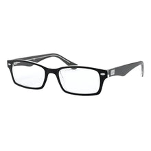 Carica l'immagine nel visualizzatore di Gallery, Reading Glasses Ray Ban 5206 2034 Black On Trasparent 52 18 140 + Hoya Lens
