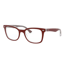 Carica l'immagine nel visualizzatore di Gallery, Reading Glasses Ray Ban 5285 5738 Bordeaux On Trasparent 53 19 145 + Hoya Lens
