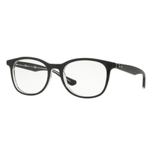 Carica l'immagine nel visualizzatore di Gallery, Reading Glasses Ray Ban 5356 2034 Black On Trasparent 54 19 145 + Hoya Lens
