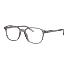 Carica l'immagine nel visualizzatore di Gallery, Reading Glasses Ray Ban 5393 8055 Striped Grey 49 17 145 + Hoya Lens
