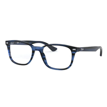 Carica l'immagine nel visualizzatore di Gallery, Reading Glasses Ray Ban 5375 8053 Striped Blue 53 18 145 + Hoya Lens

