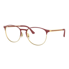 Carica l'immagine nel visualizzatore di Gallery, Reading Glasses Ray Ban 6375 2982  51 18 145 Gold Top On Bordeuax + Hoya Lens
